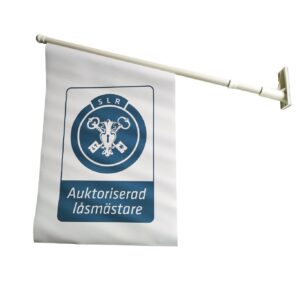 Fasadflagga – SLR Auktoriserad låsmästare